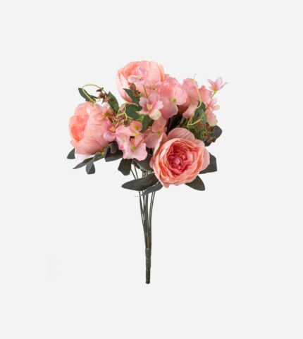 BOUQUET PIVOINES ROSES
