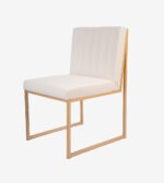 CHAISE VELVET BLANC